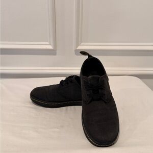 Dr. Martens Soho Black Canvas Lace-Up Shoes Size US 5 (EU 36,‎ UK 3)